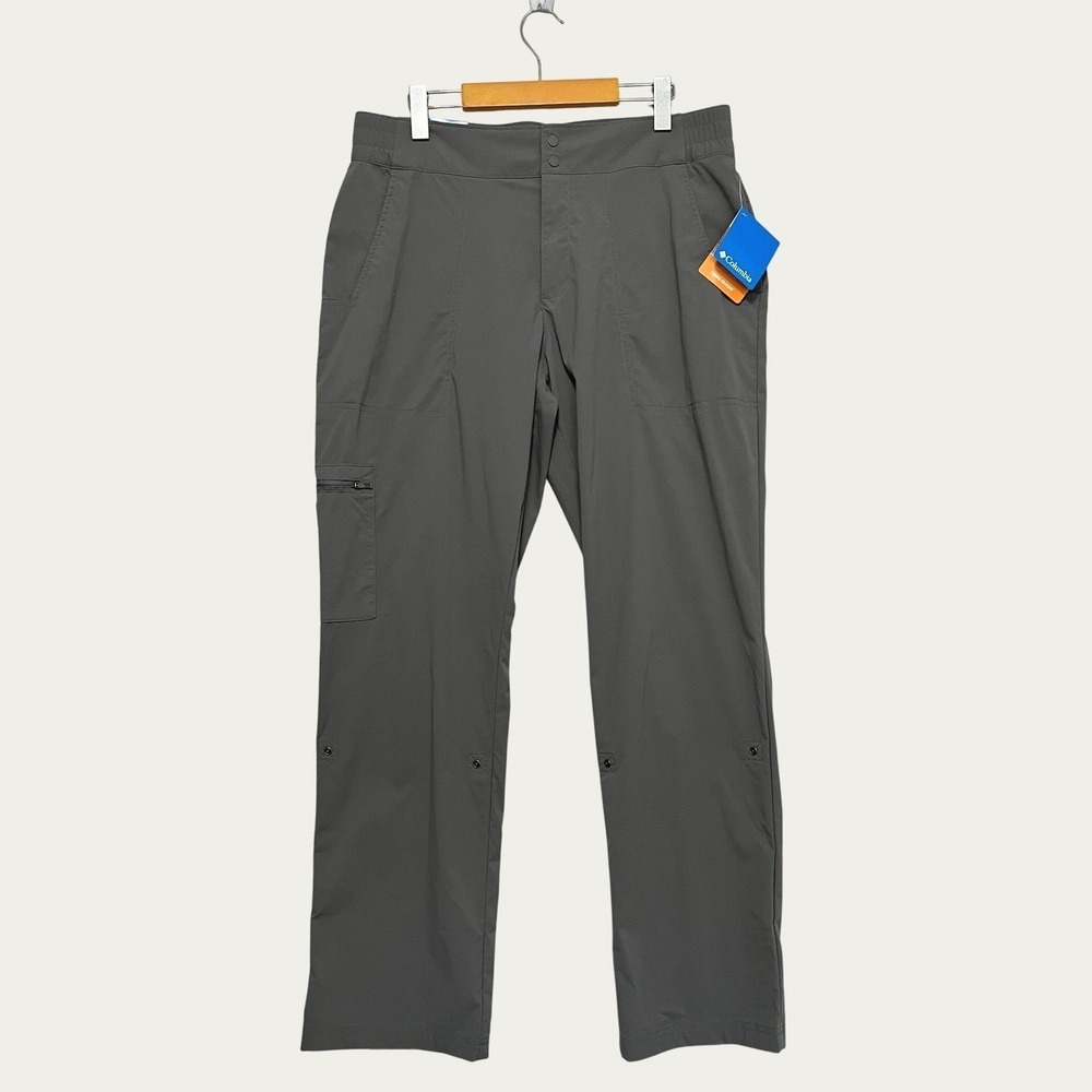 Columbia Climber Canyon Roll-Up Pant Shark‎ Grey Womens 14 Regular XL5254-023